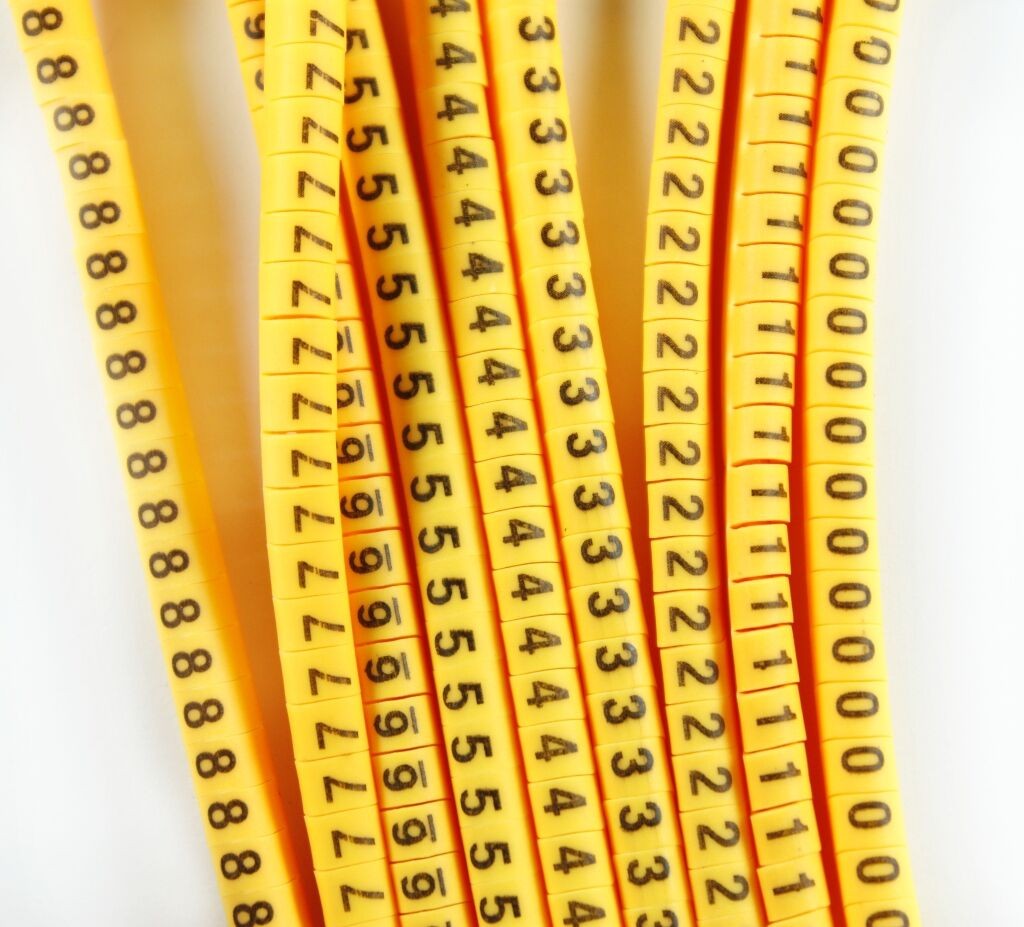 Alfa Electric Бројки за кабли KN2 1.5–2.5mm², ознака 2 KN202