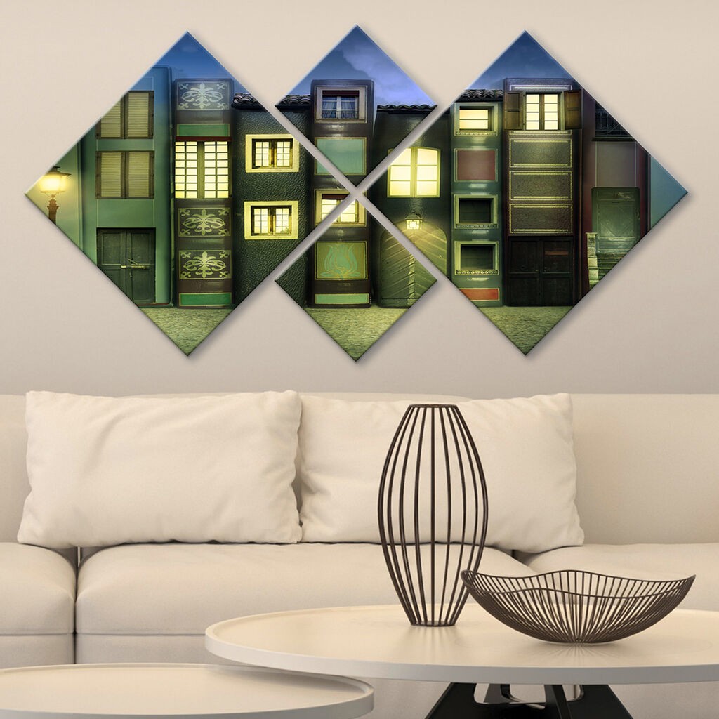 Слика Wallity 4MDF45466113, 60x115 см, 4 дела