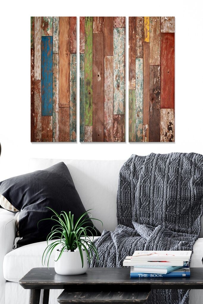 Wallity слика MDF10637108, 70x50 см, 3 дела