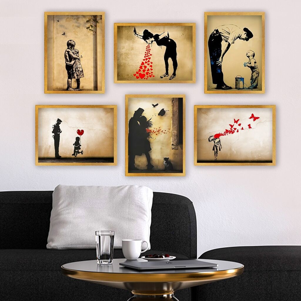 Wallity врамена слика 6AC9621_2530, 25x30 см, 6 дела