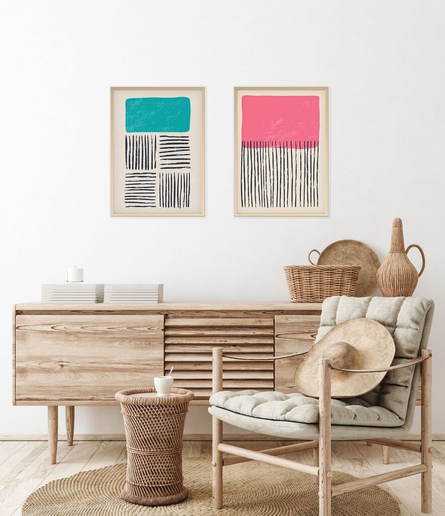 Слика во рамка Wallity Huhu39, 50x70 см, 2 дела