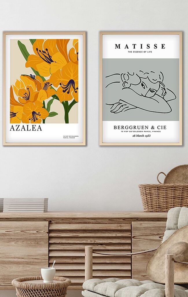 Слика во рамка Wallity Huhu165, 35x50 см, 2 дела