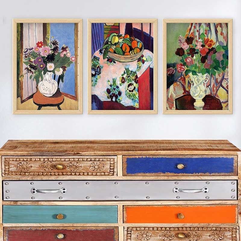 Слика во рамка Wallity 3NTC_UN0332494_5575, 55x75 см, 3 дела