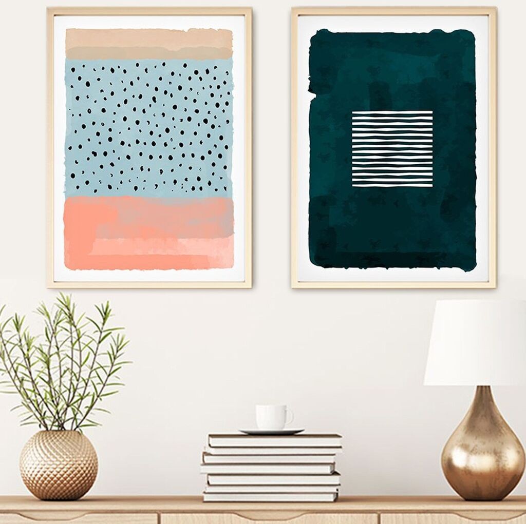 Слика во рамка Wallity Huhu55, 50x70 см, 2 дела