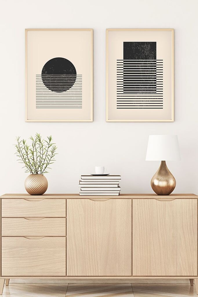 Слика во рамка Wallity Huhu81, 20x30 см, 2 дела