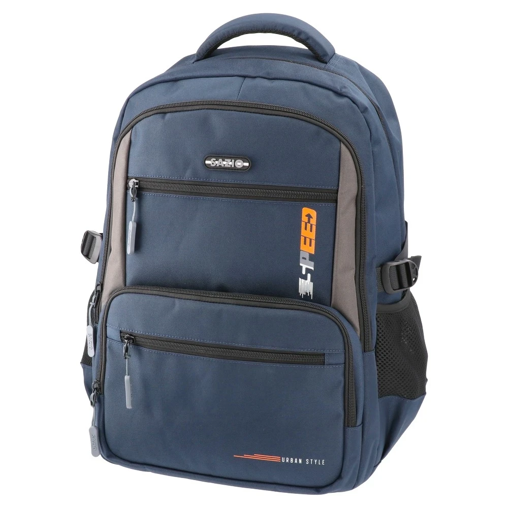 Sazio Neo школски ранец за момчиња Lomo Pop cool, 43x30x18 см, Teget