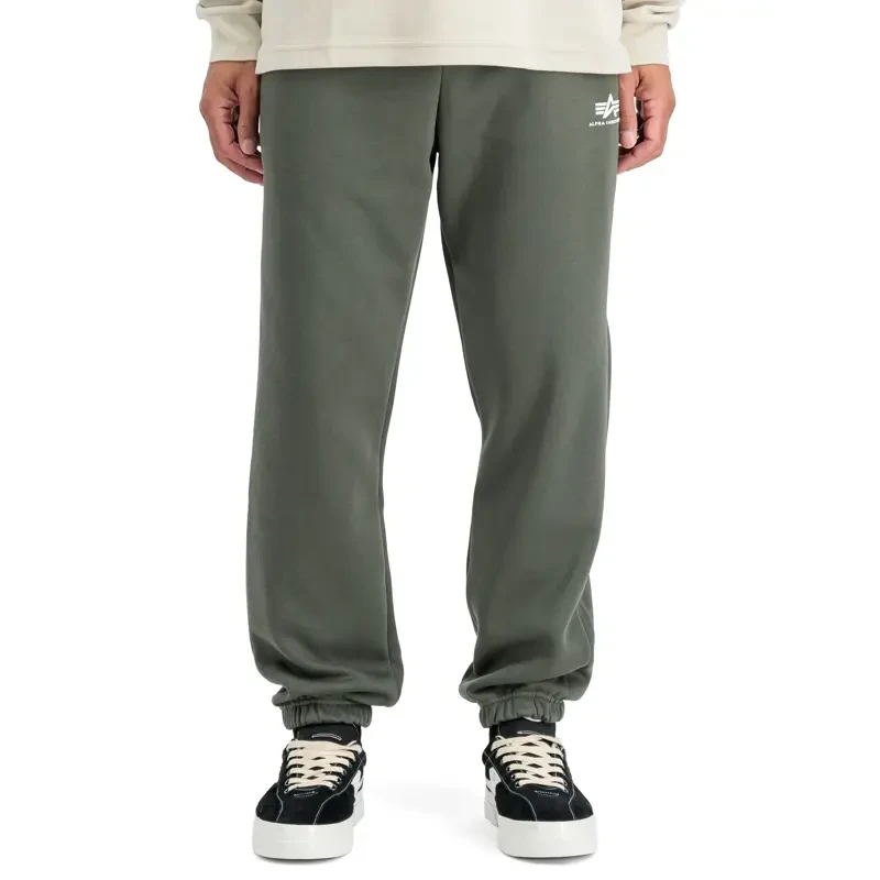 Alpha Industries Машки Долен дел тренерки Basic Small Logo, маслинести