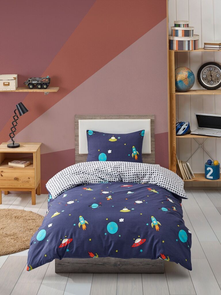 Комплет постелнина L'essentiel Maison Uzay, 140x200 cm, Teget