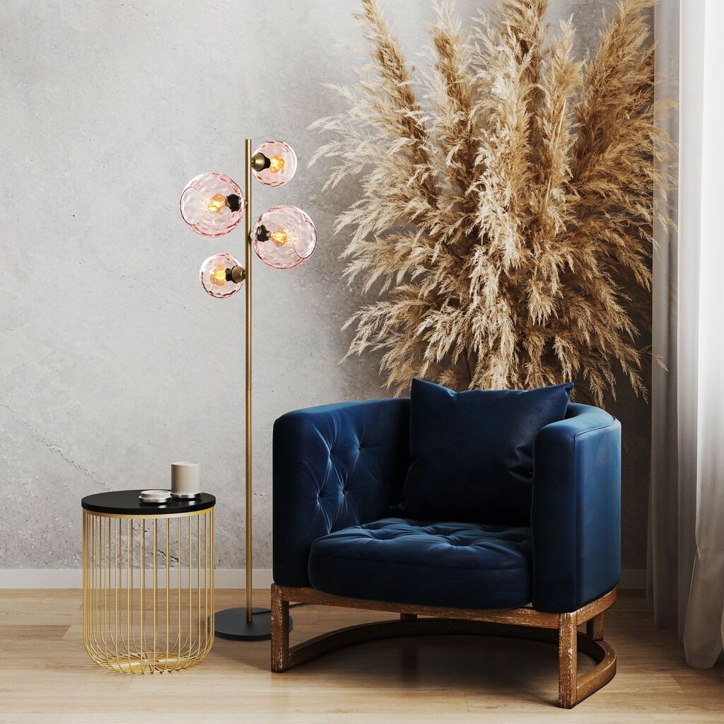 Подна ламба Opviq Benek-20-15-14523, розова