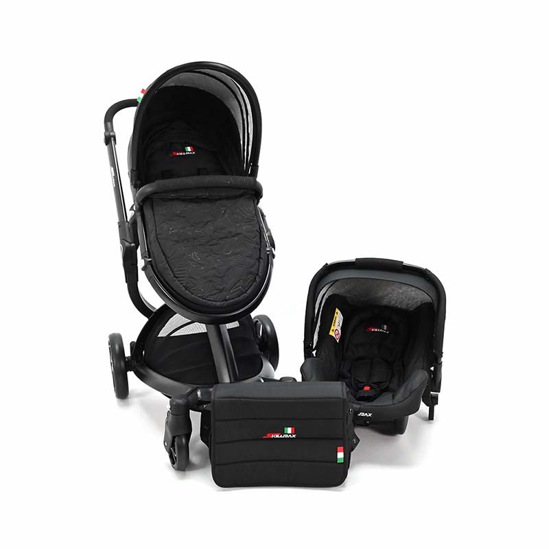 LOCO CROCO Количка Skillmax Црна Лист