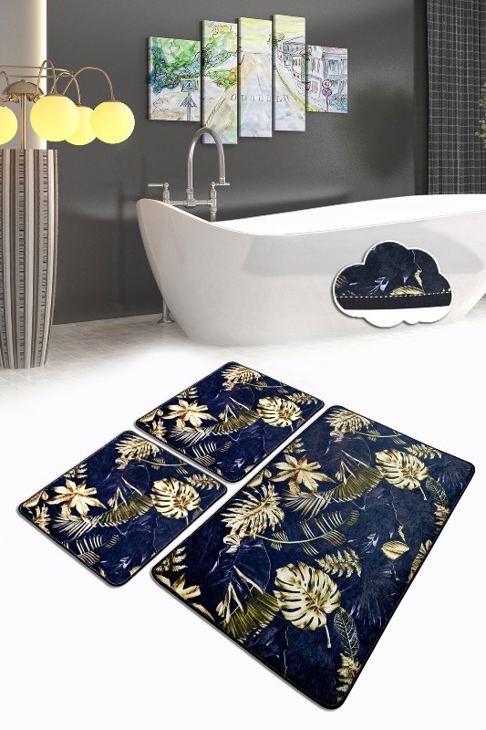 L'essentiel Maison Сет од 3 килими за бања Шарени