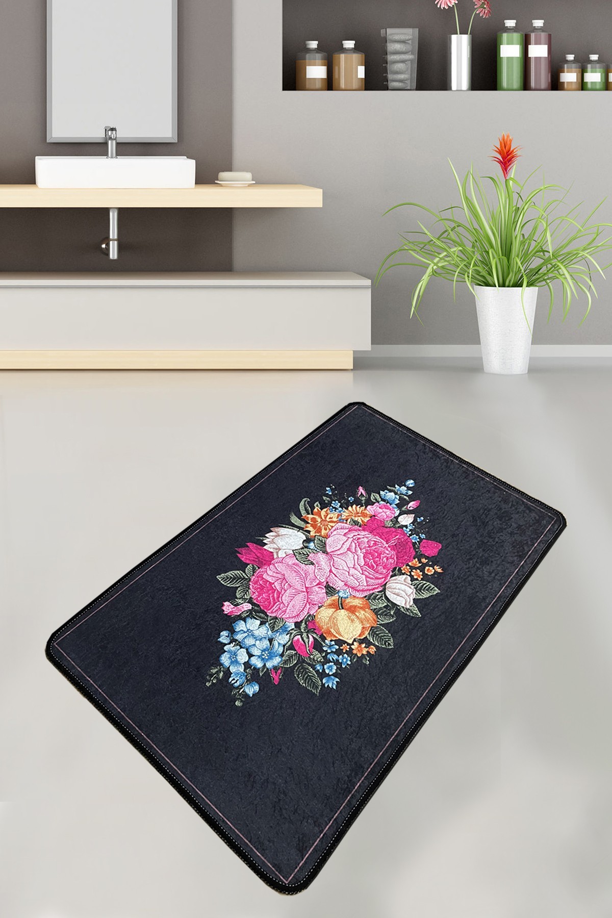 Простирка за бања L'essentiel Maison 70x120cm Шарена