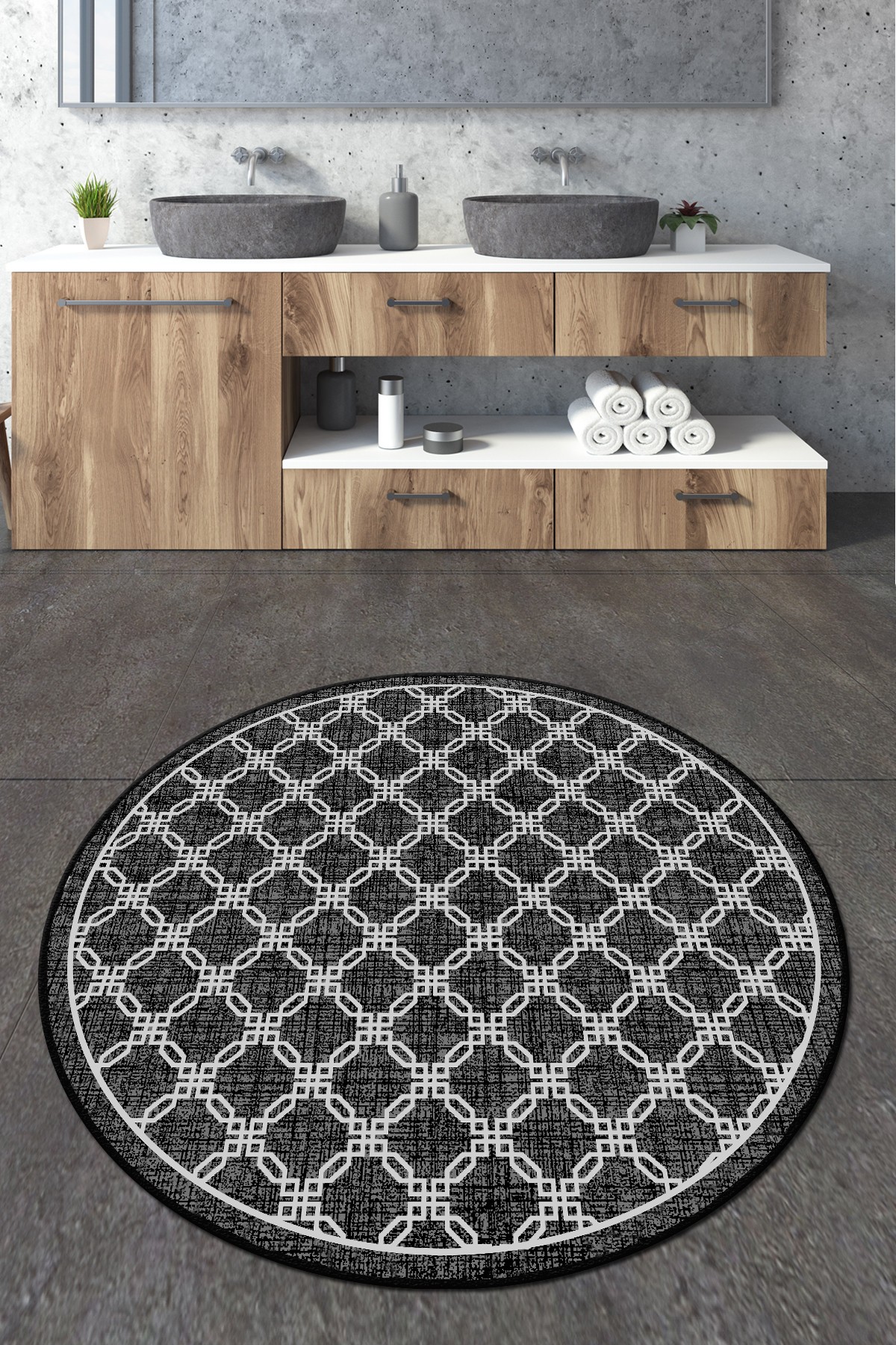 Простирка за бања L'essentiel Maison 120cm Шарена