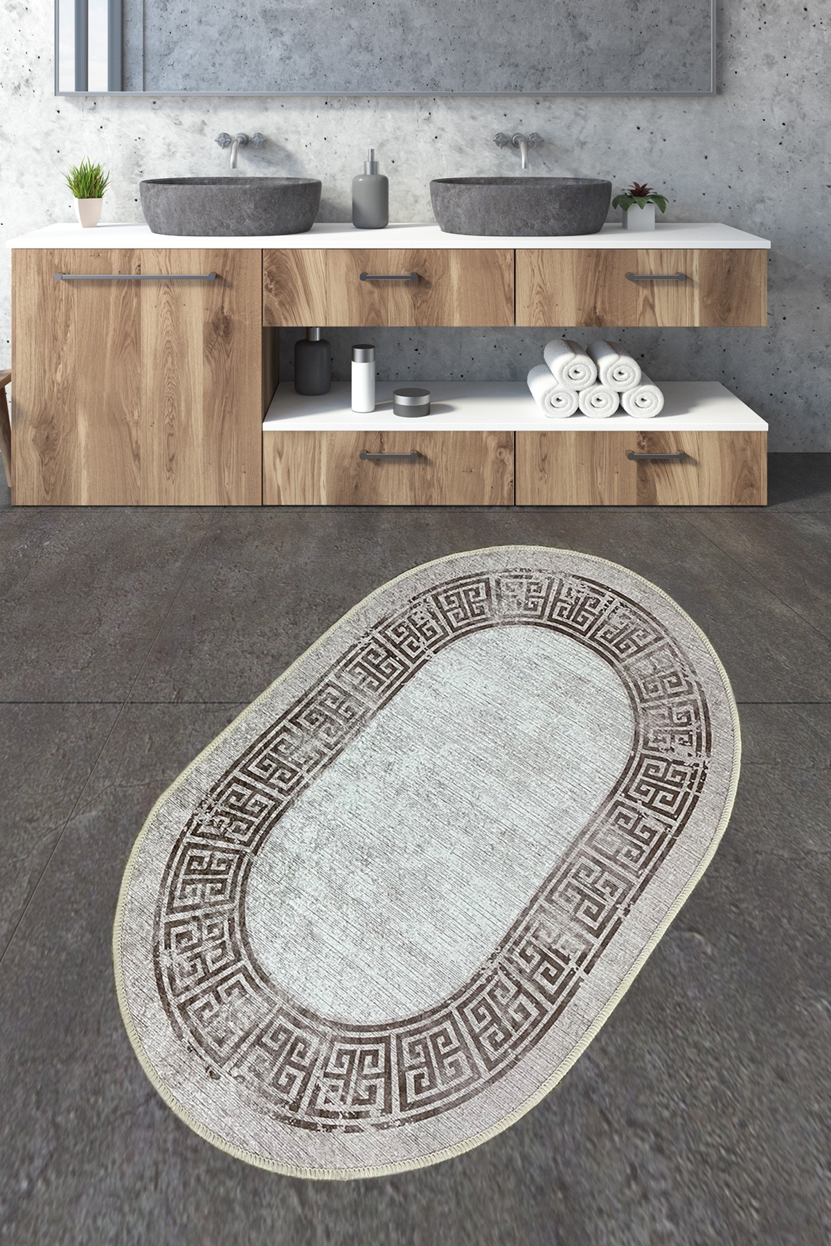 Простирка за бања L'essentiel Maison 70x120cm Шарена