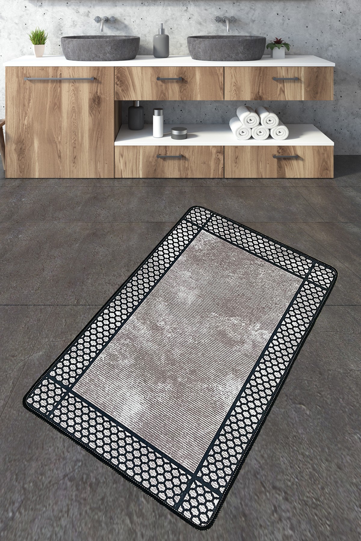 Простирка за бања L'essentiel Maison 70x120cm Шарена