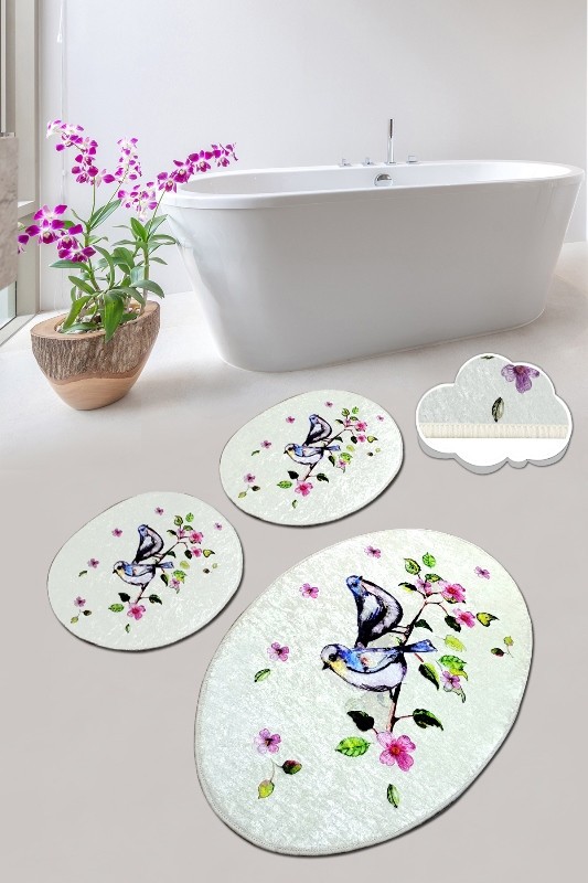 L'essentiel Maison Сет од 3 килими за бања Шарени