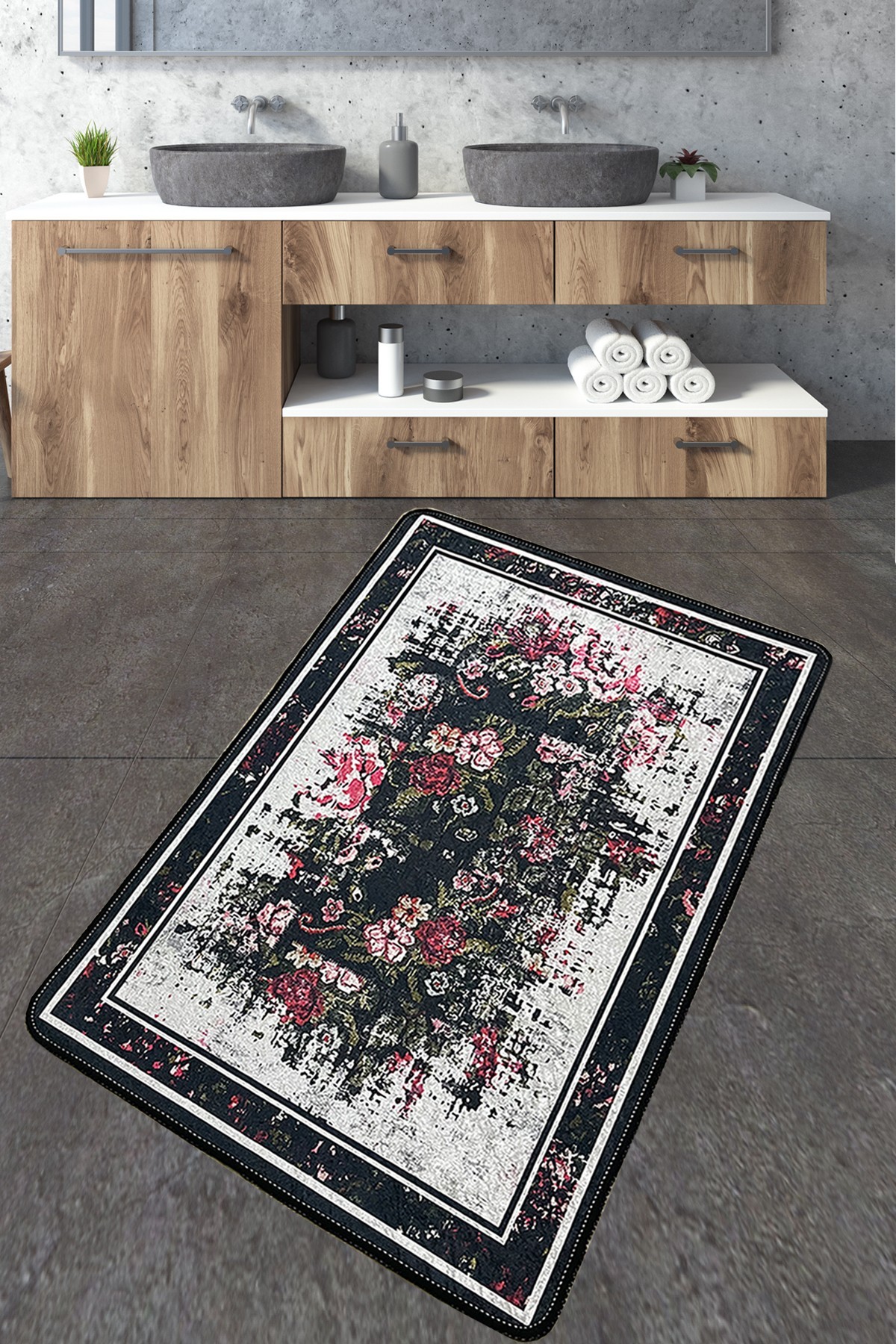 Простирка за бања L'essentiel Maison 70x120cm Шарена