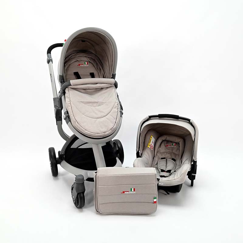 LOCO CROCO Количка Skillmax Сива