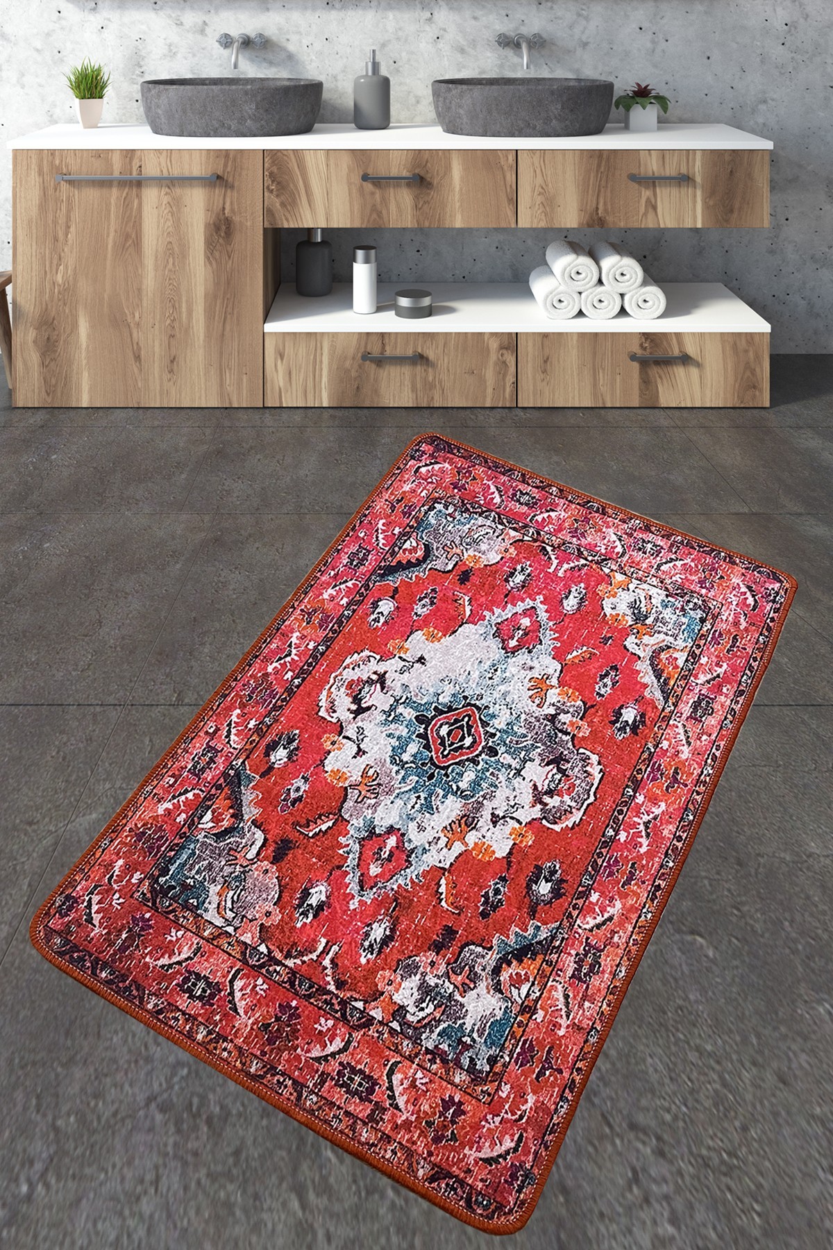 Простирка за бања L'essentiel Maison 70x120cm Шарена