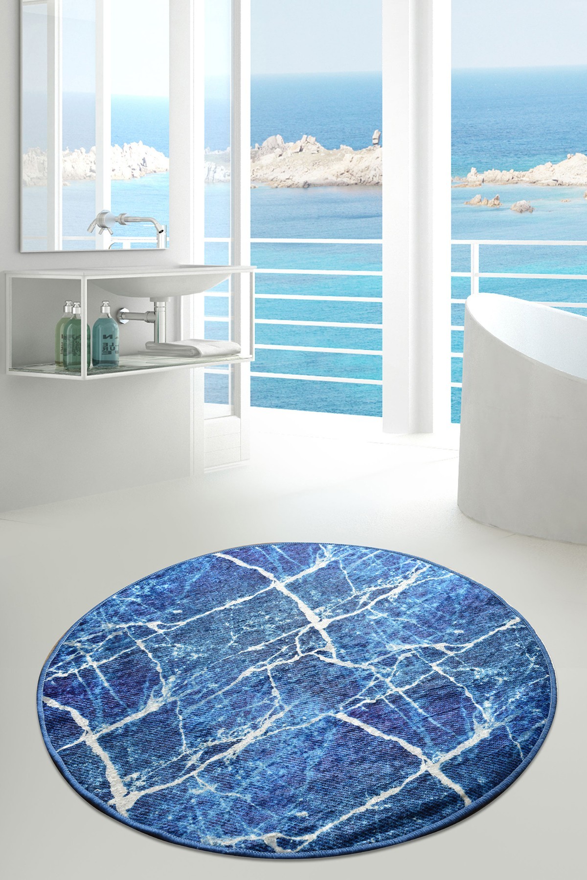 Простирка за бања L'essentiel Maison 100cm Шарена