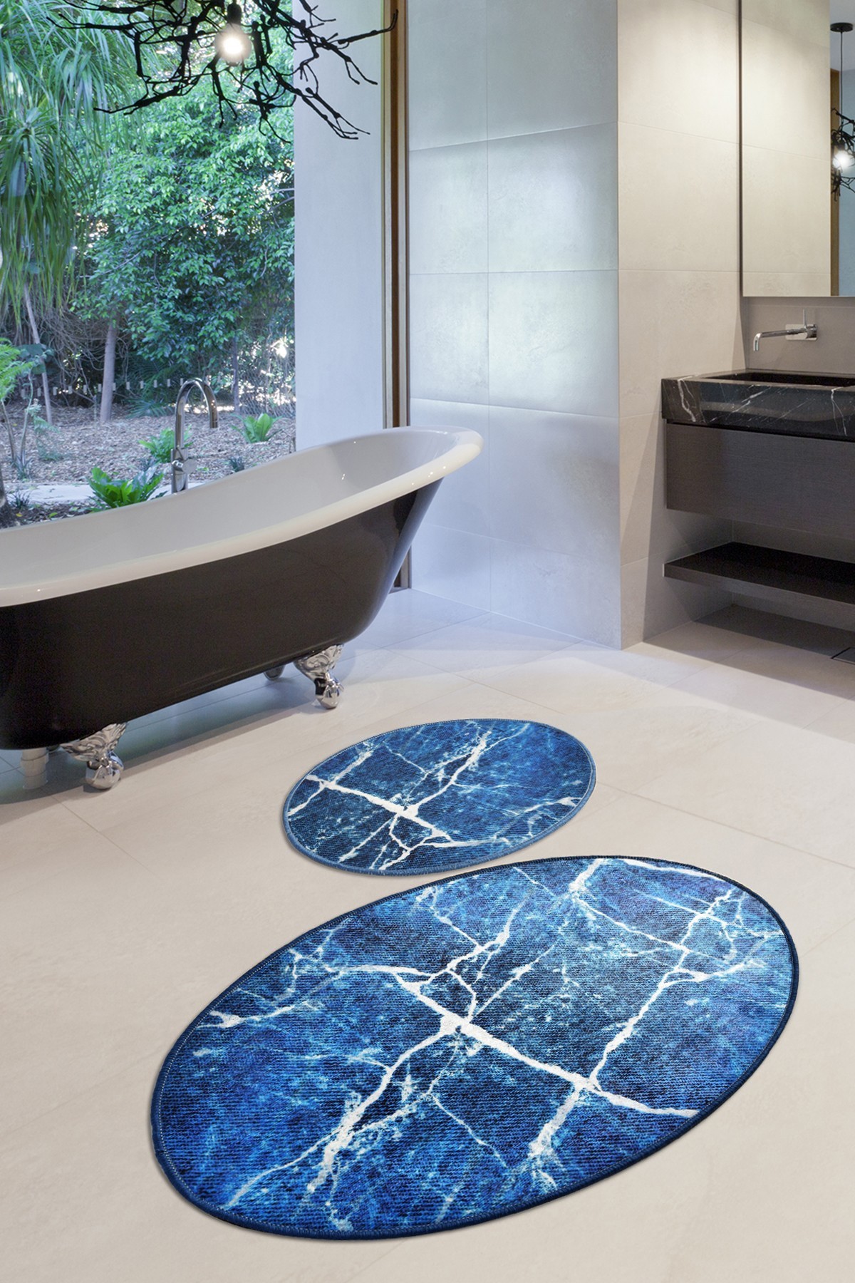 L'essentiel Maison Сет од 2 килими за бања Шарени