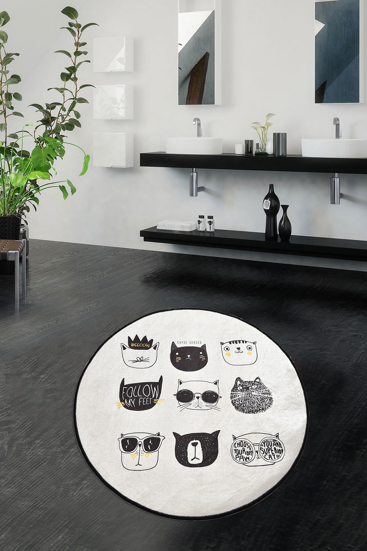 Простирка за бања L'essentiel Maison 100cm Шарена