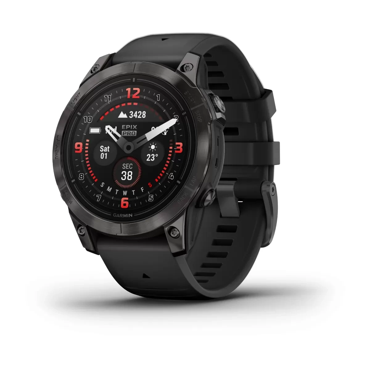 GARMIN Смарт Часовник EPIX 2 PRO 47mm Sapphire Carbon Gray DLC Tit. Black