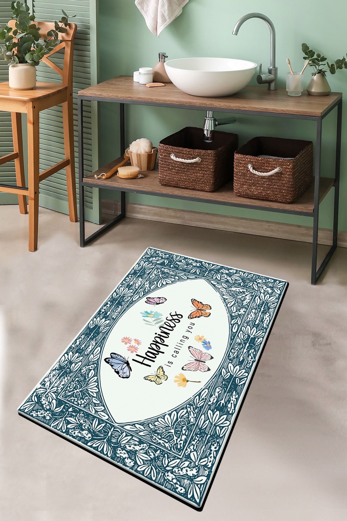 Простирка за бања L'essentiel Maison 70x120cm Шарена