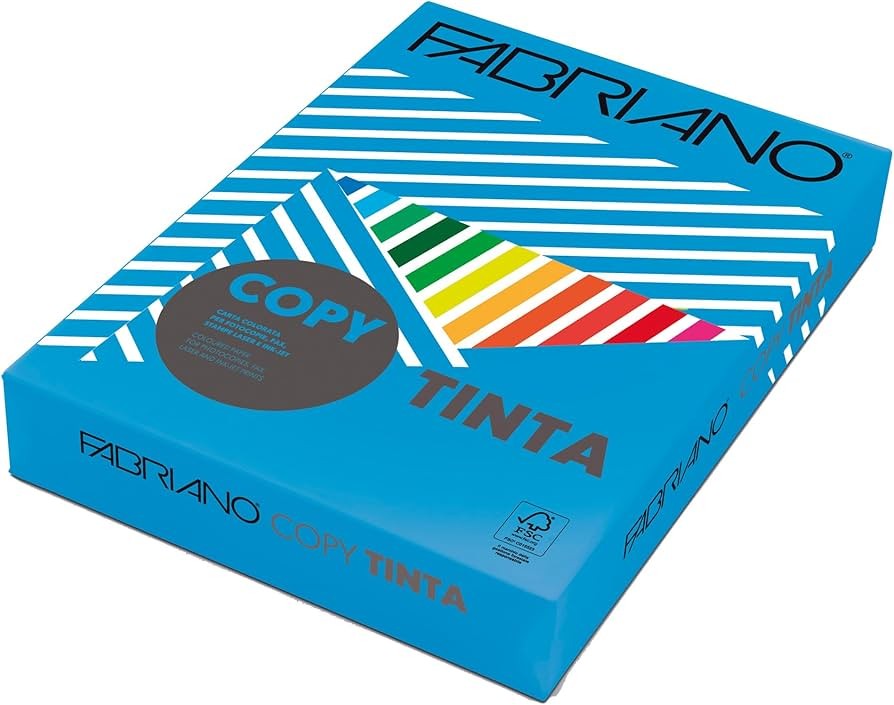 Fabriano Хартија во Боја Colore A4 200Гр. 100/1 Азуро