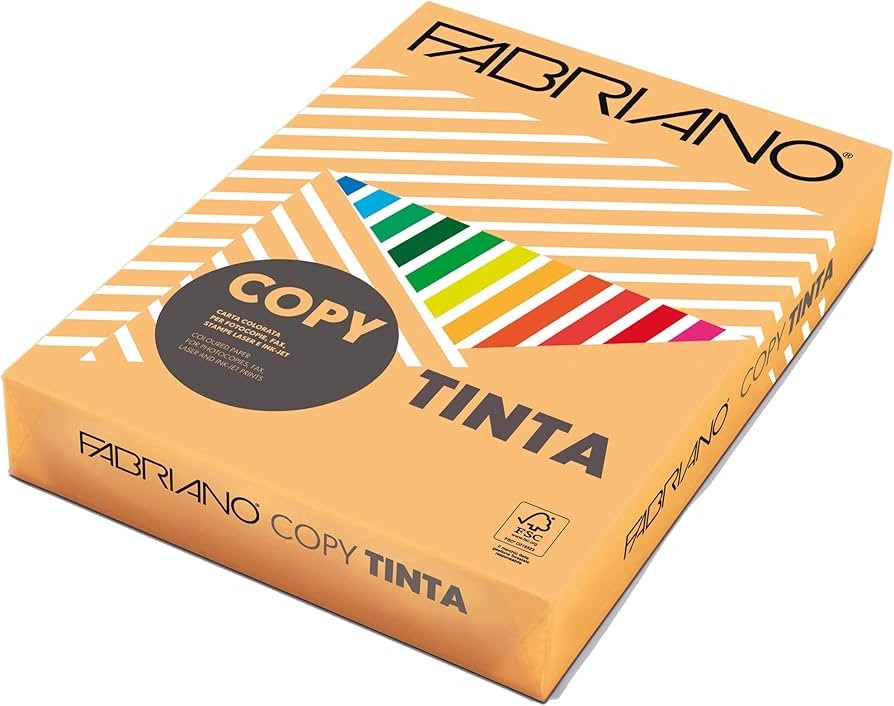 Fabriano Хартија во Боја Colore A4 200Гр. 100/1 Априкот