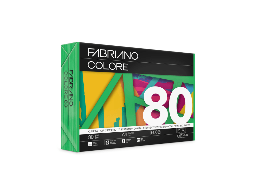 Fabriano Хартија во боја A4 80Gr 500/1 Verde