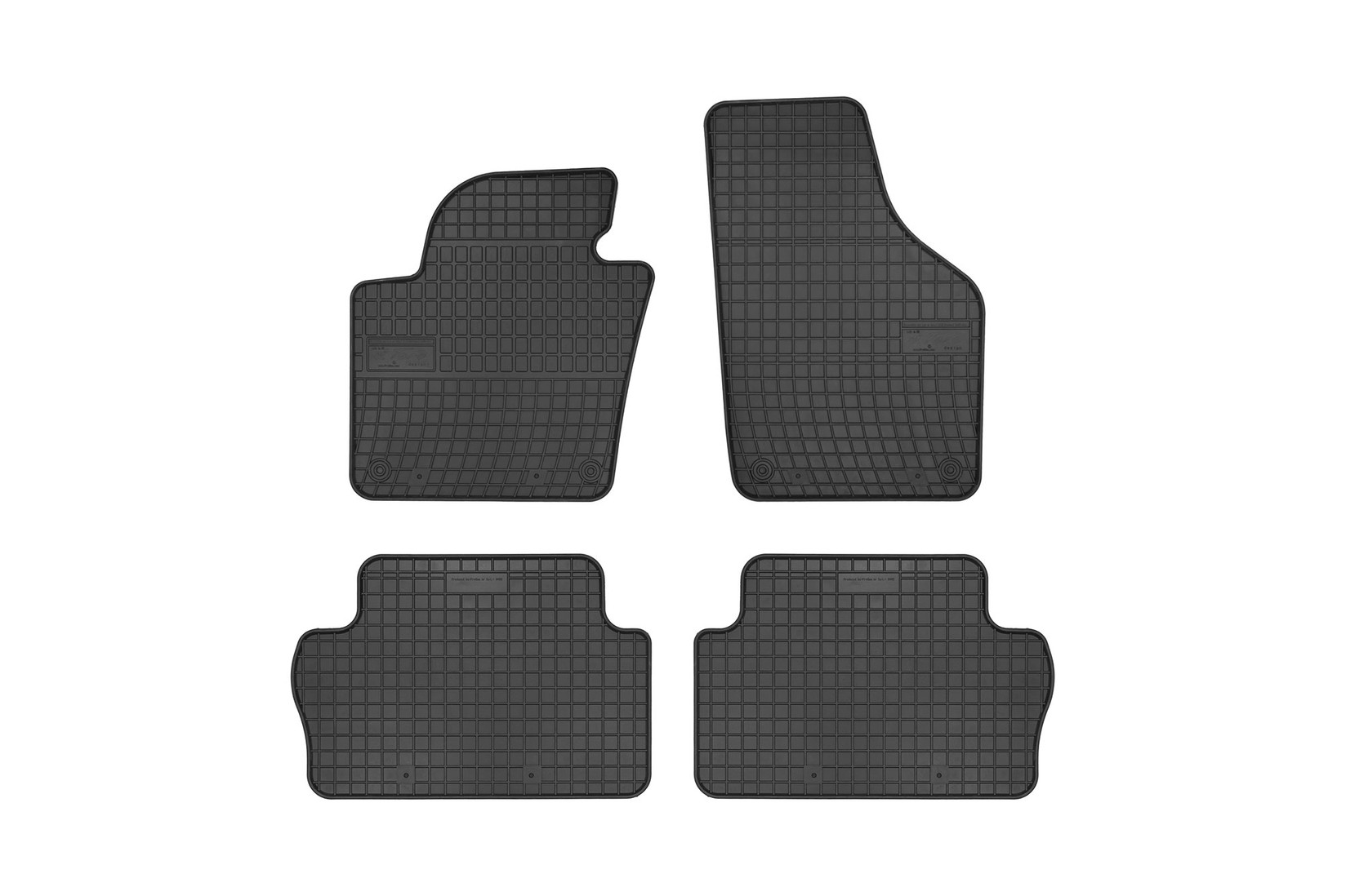 FROGUM Гумени патосници за VW Sharan Seat Alhambra по 2010 година 5 места 4 дела црни