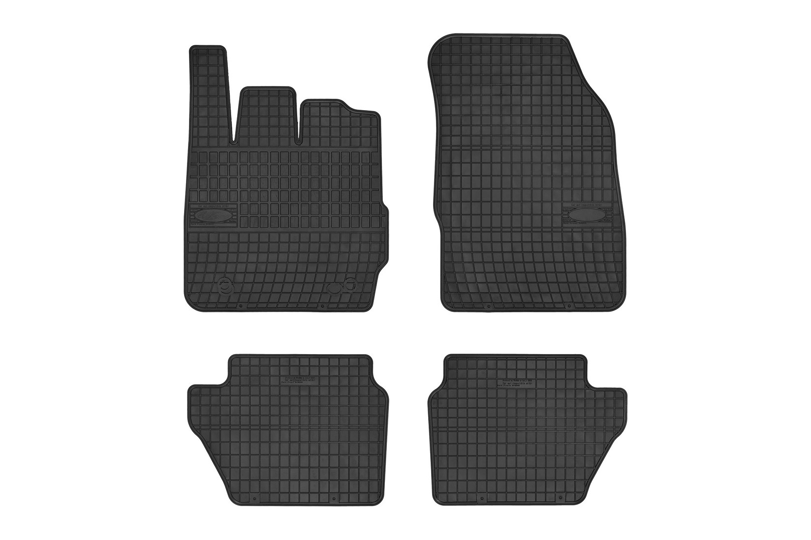 FROGUM Гумени патосници за Ford Fiesta 2008-2017 4 дела црни