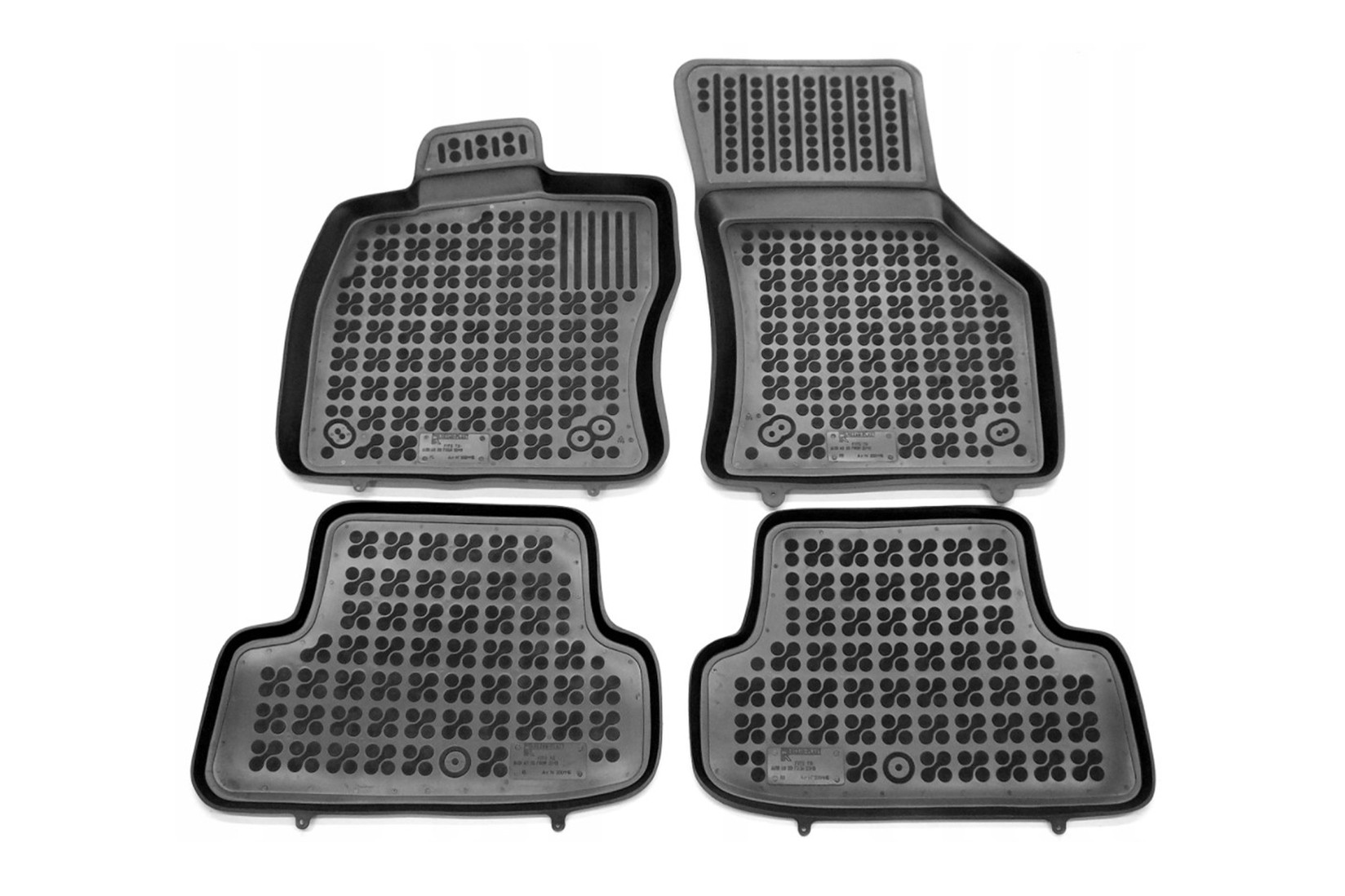 REZAW-PLAST Гумени патосници за Audi A3 по 2012 година 3 врати 4 дела црни