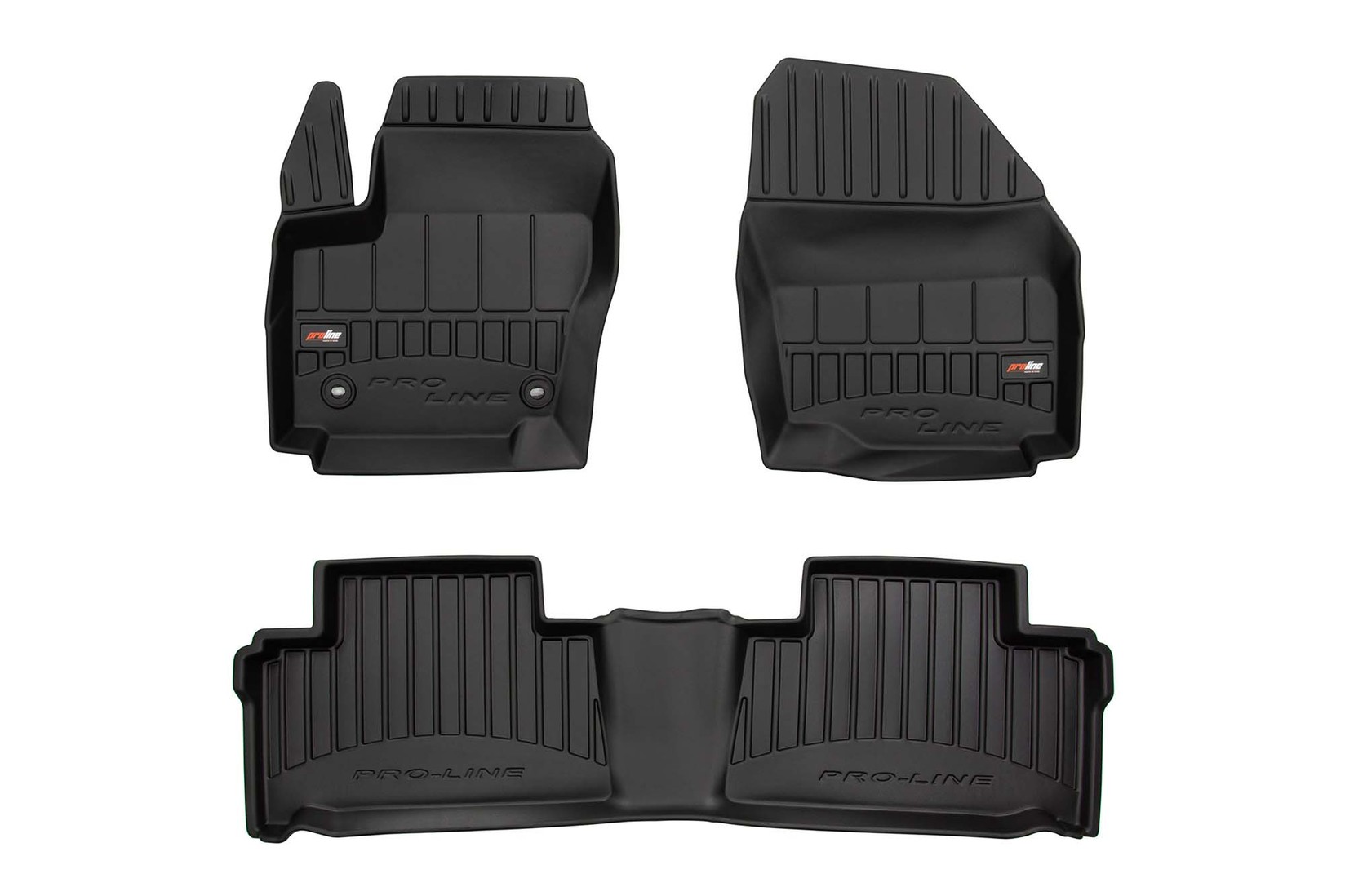 FROGUM 3D Гумени патосници за Ford Galaxy II 2010-2015 3 дела црни