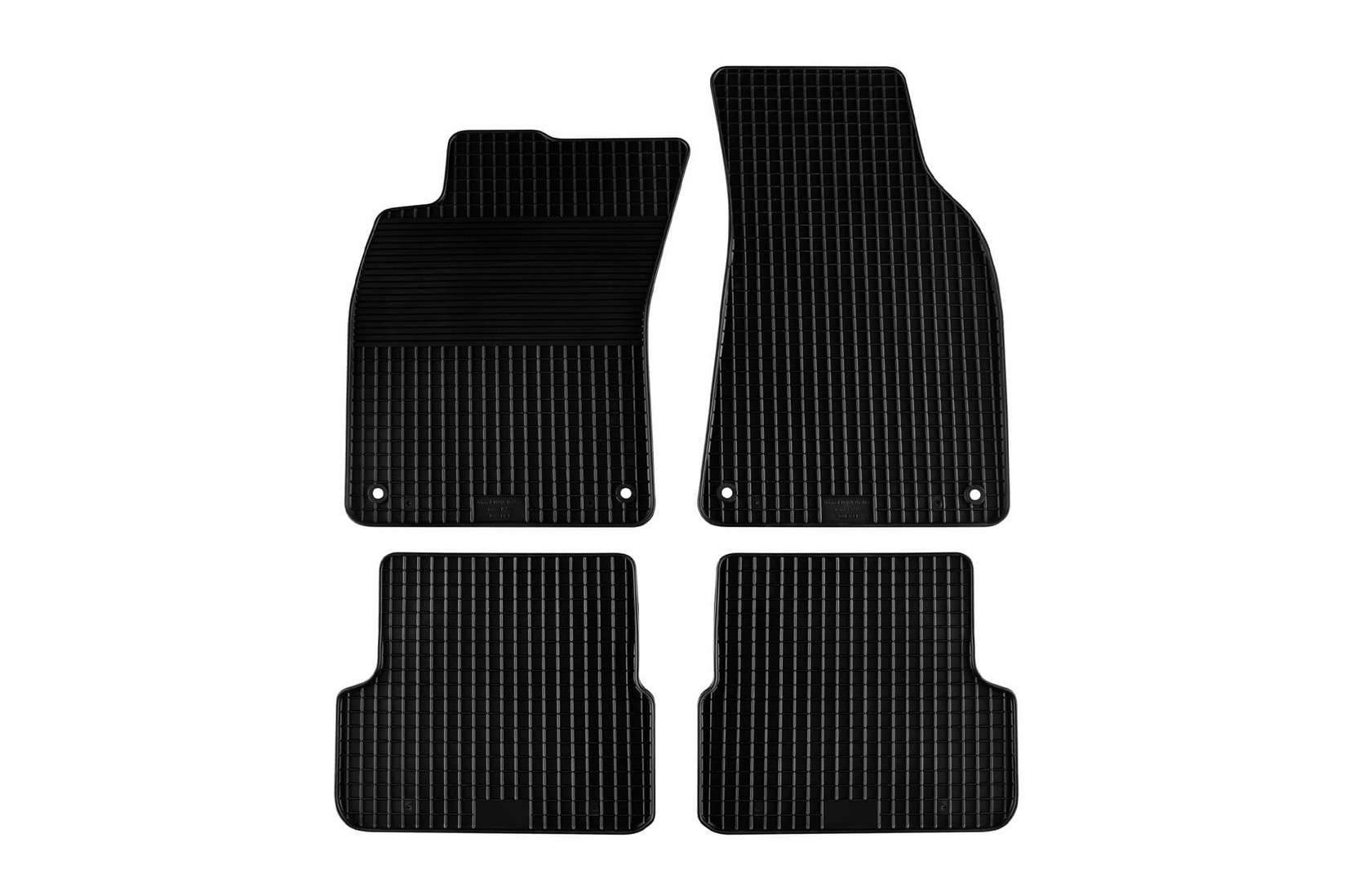 GUMARNY ZUBRI Гумени патосници за Audi A6 седан караван 2004-2011 4 дела црни