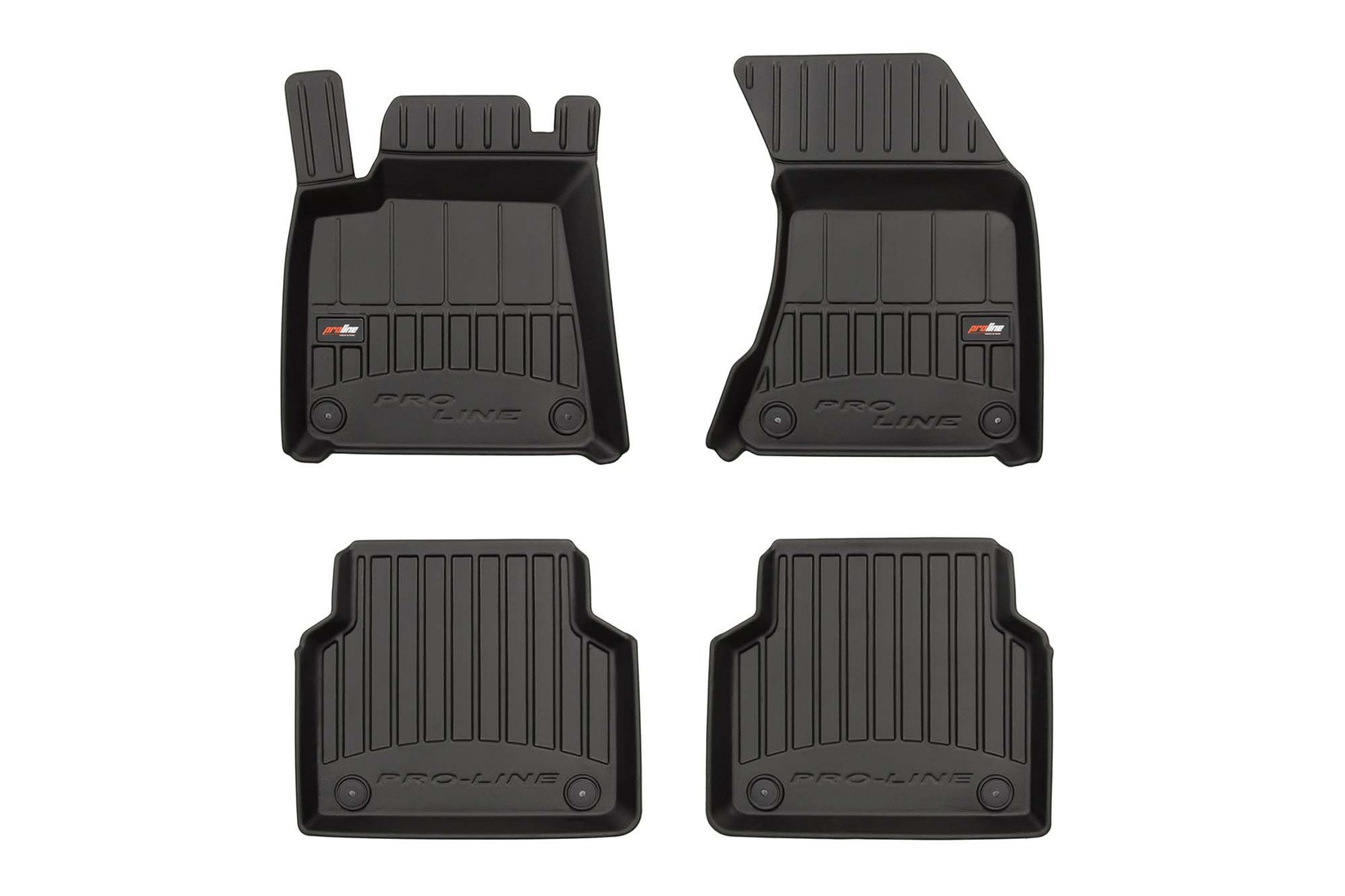 FROGUM 3D Гумени патосници за Audi A8 D4 кратка верзија 2009-2017 4 дела црни