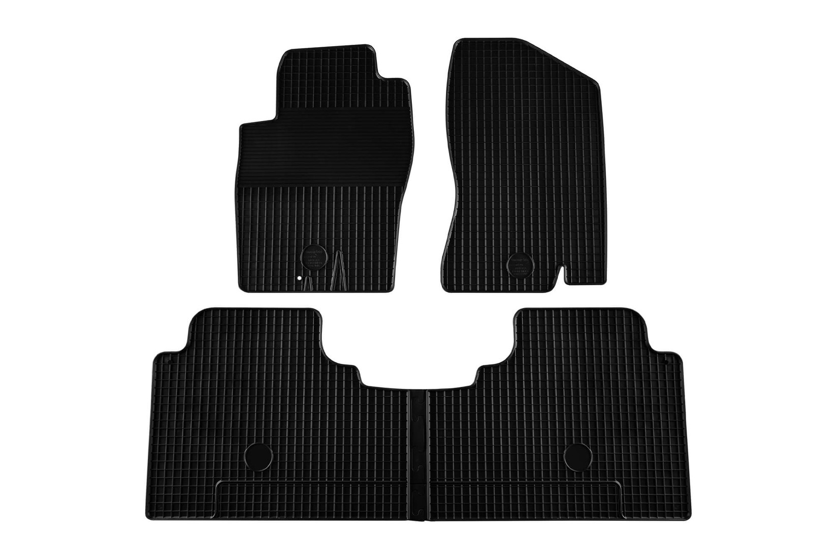 GUMARNY ZUBRI Гумени патосници за Nissan Navara Pathfinder 2007-2012 4 дела црни