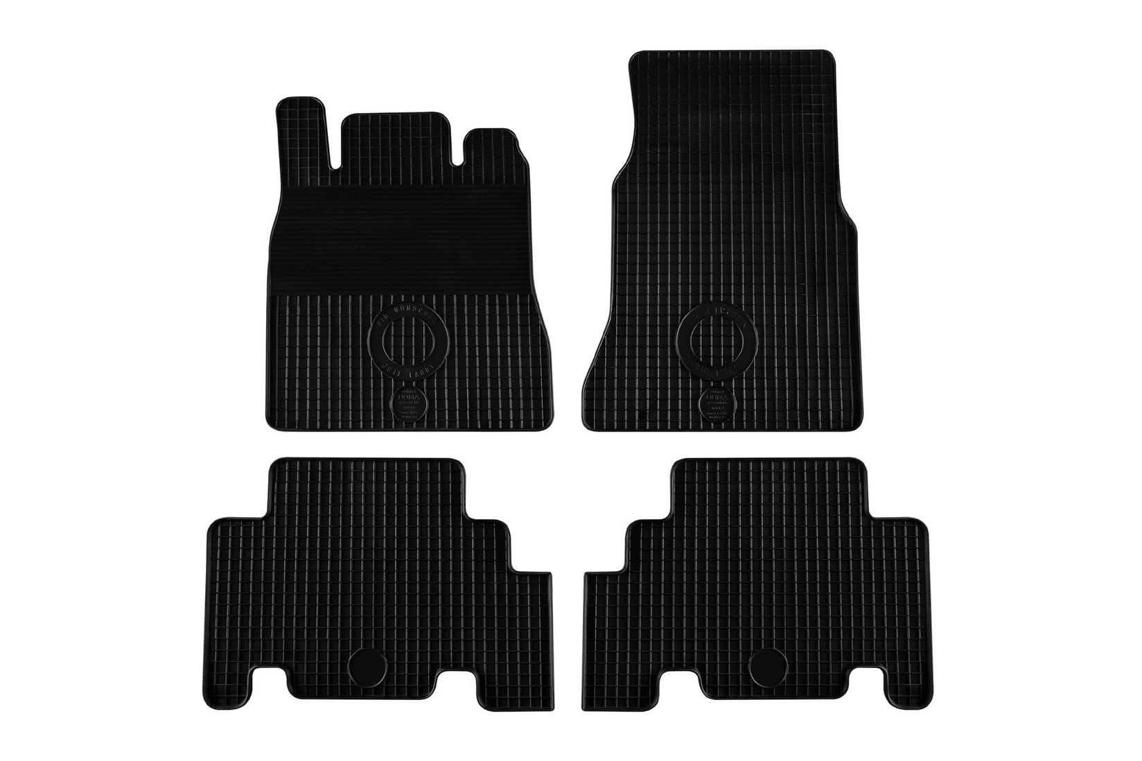 GUMARNY ZUBRI Гумени патосници за Mercedes А класа W168 2000-2005 4 дела црни