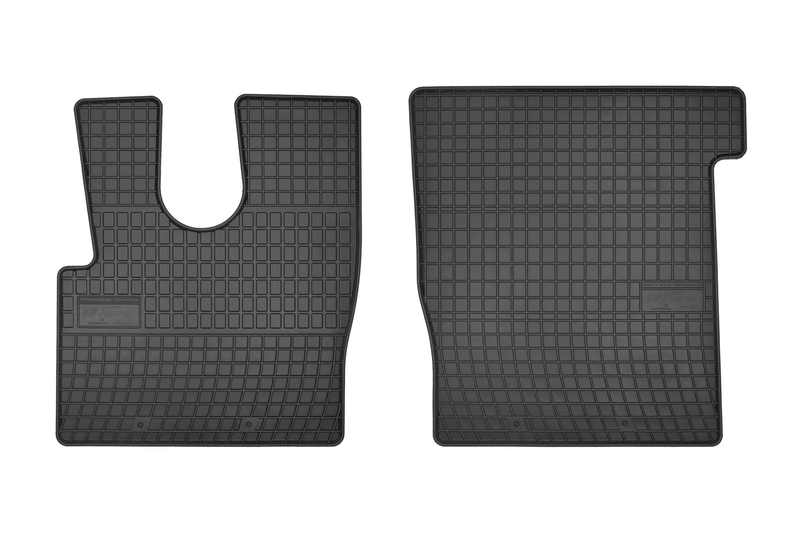 FROGUM Гумени патосници за DAF XF 106 Euro 6 по 2014 година 2 дела црни