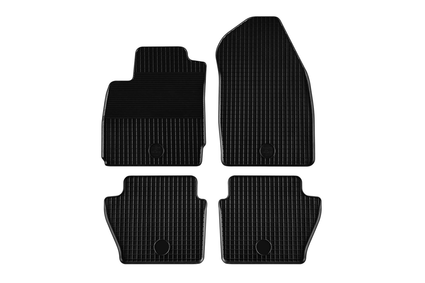 GUMARNY ZUBRI Гумени патосници за Ford Fiesta 2009-2016 Fusion 2005-2012 4 дела црни