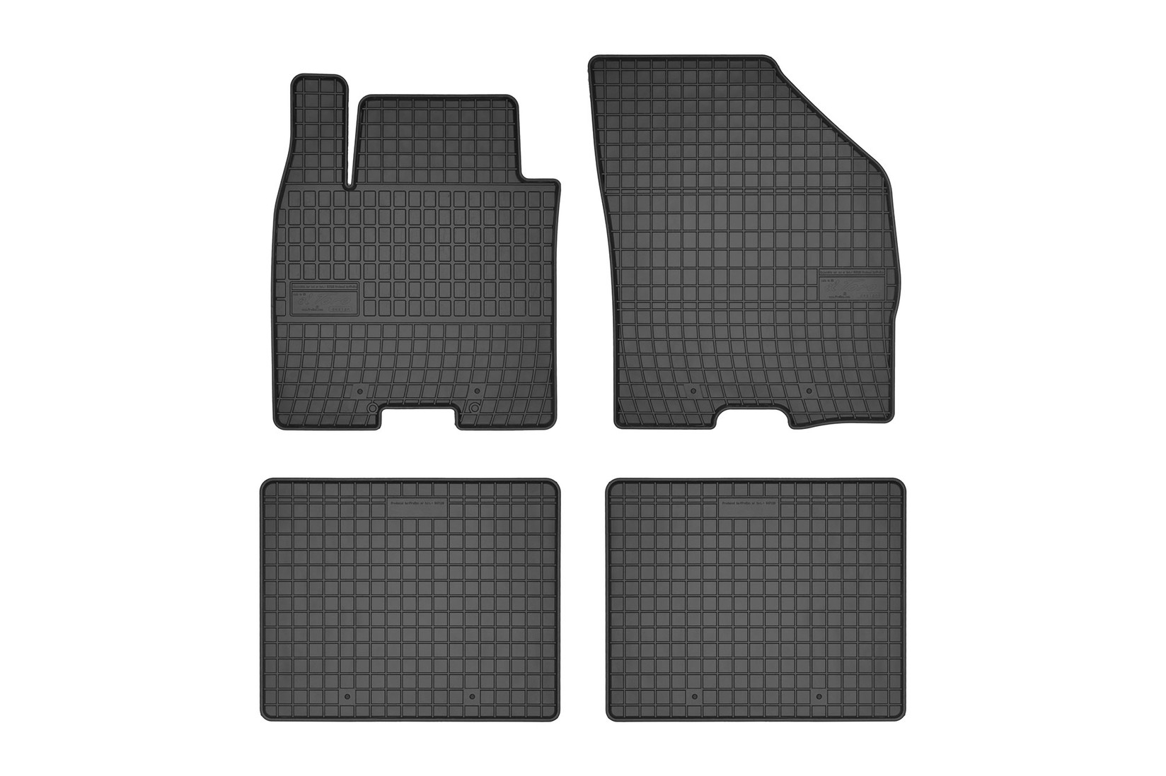 FROGUM Гумени патосници за Suzuki Baleno по 2015 година 4 дела црни