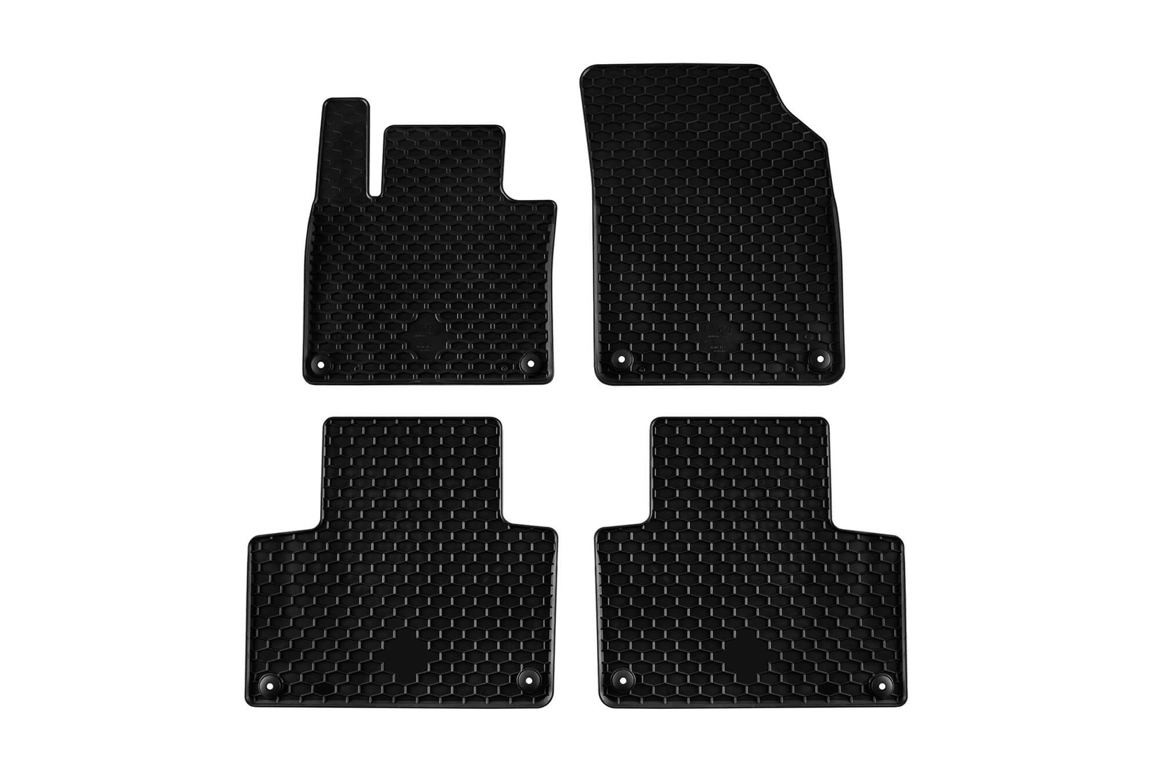 GUMARNY ZUBRI Гумени патосници за Volvo XC90 по 2015 година 4 дела црни