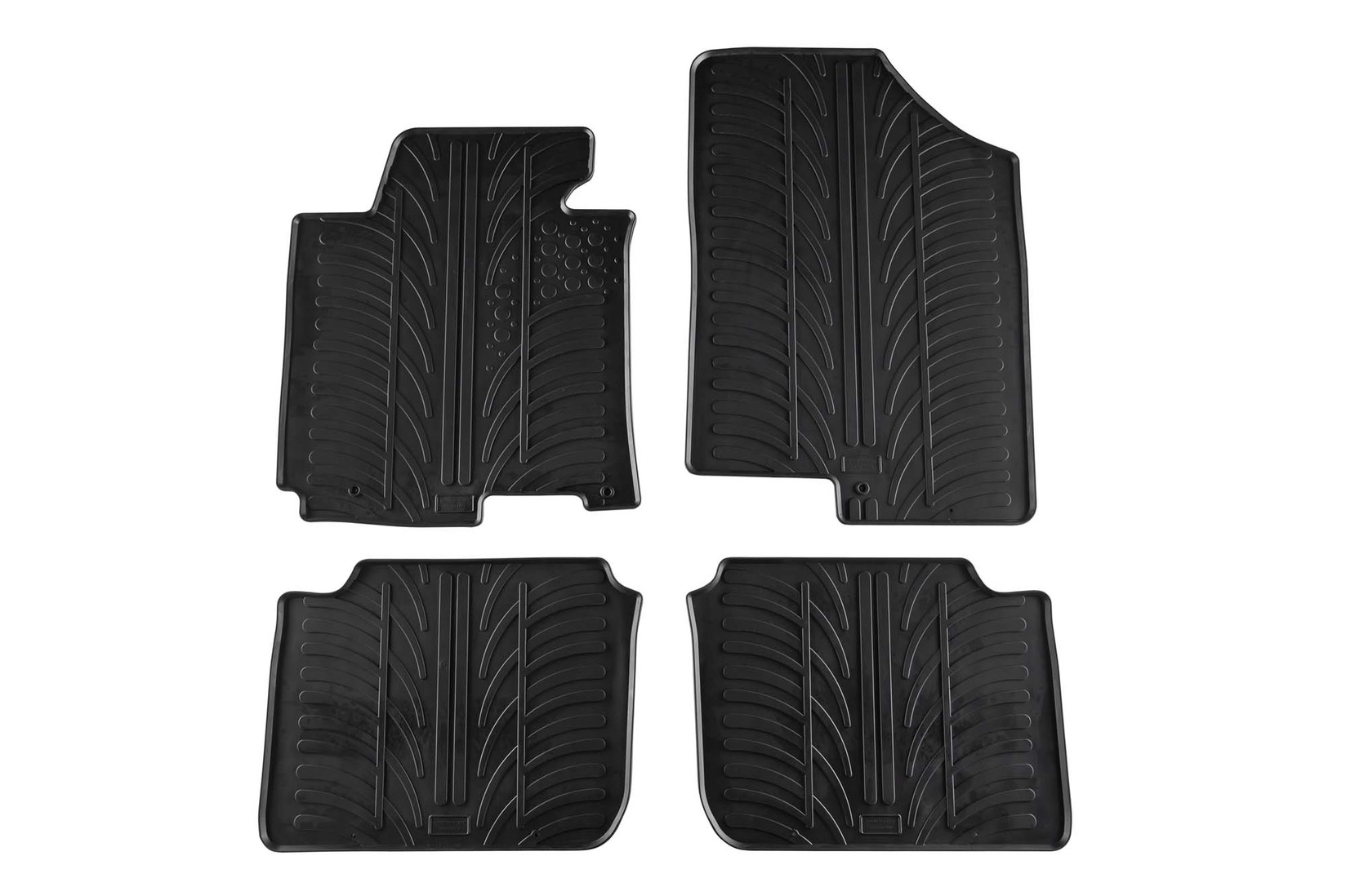 GLEDRING Гумени патосници за Hyundai Elantra 2011-2016 4 дела црни