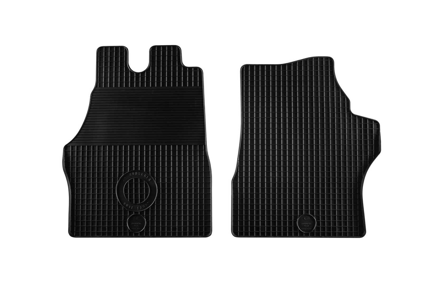 GUMARNY ZUBRI Гумени патосници за Mercedes Vito 1995-2003 2 дела црни