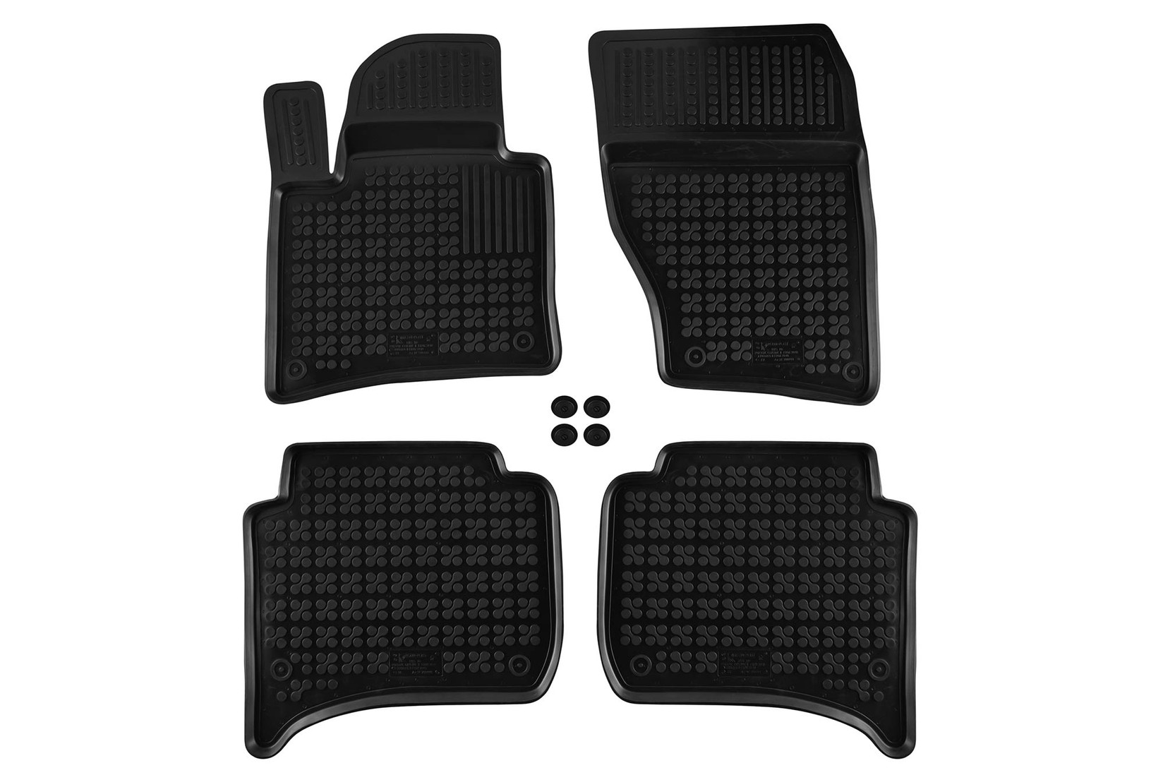 REZAW-PLAST Гумени патосници за VW Touareg Porsche Cayenne 2010-2018 4 дела црни