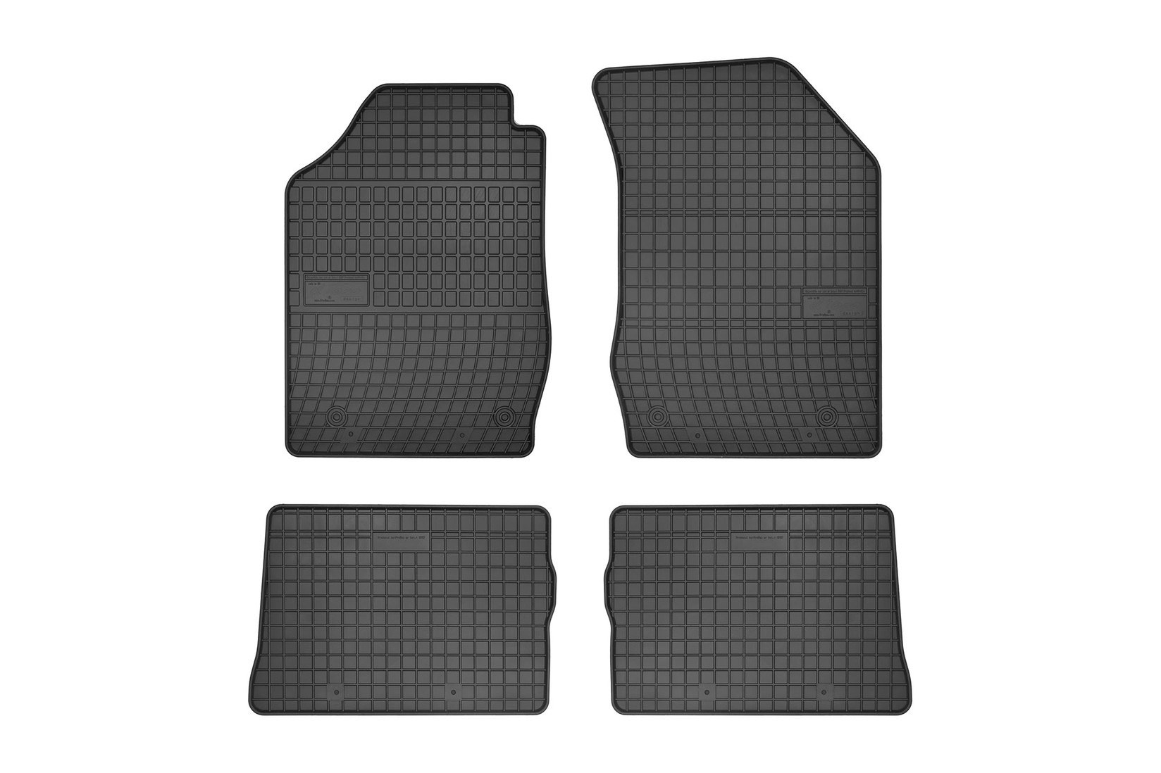 FROGUM Гумени патосници за Renault Clio 1998-2005 Thalia 2000-2010 4 дела црни