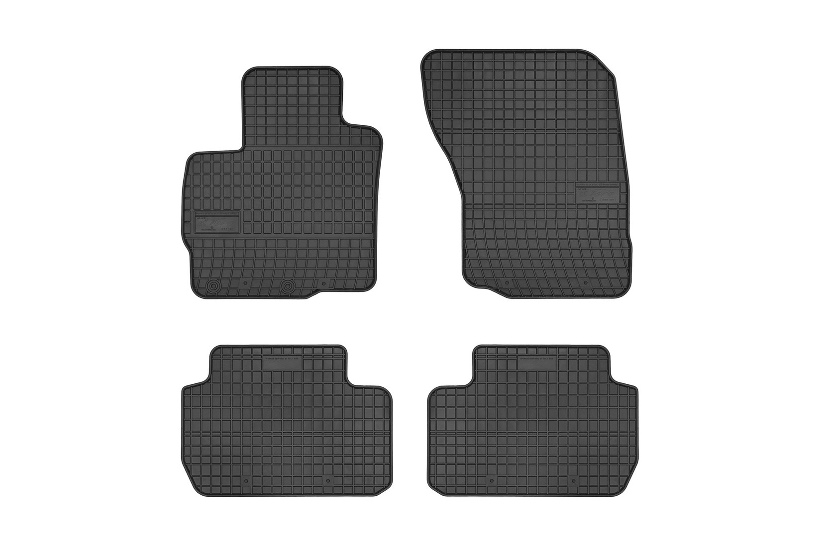 FROGUM Гумени патосници за Mitsubishi Outlander 2014-2021 4 дела црни