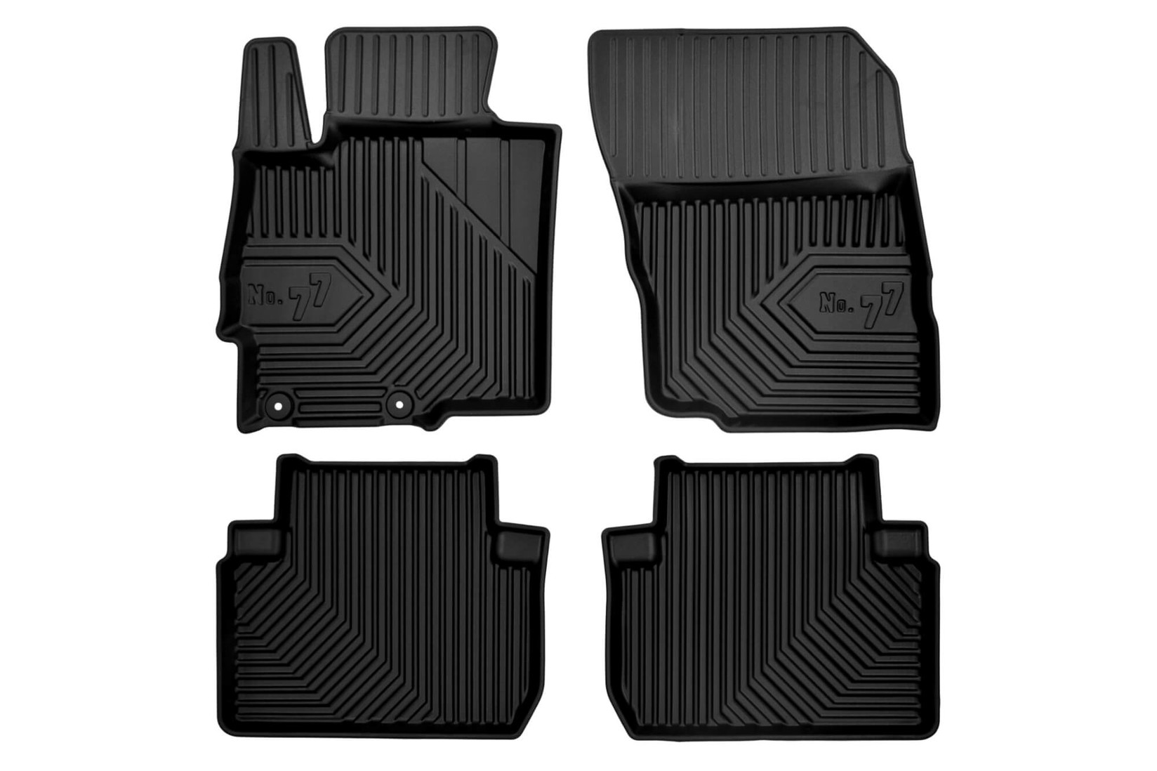 FROGUM 2.5D Гумени патосници модел 77 за Mitsubishi Eclipse Cross по 2018 година 4 дела црни