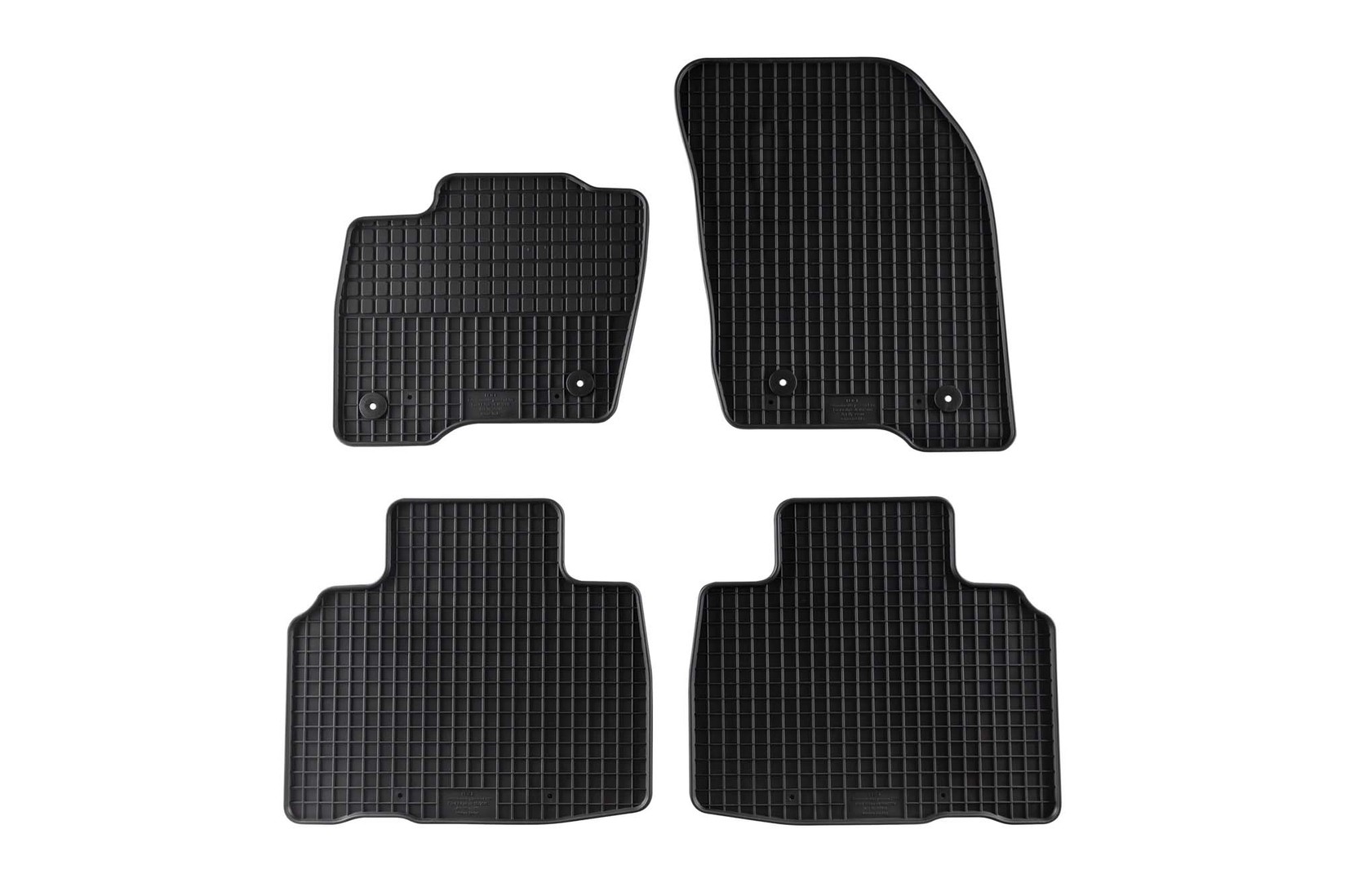 PETEX Гумени патосници за Ford Edge по 2016 година 4 дела црни B01E4